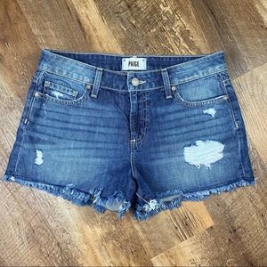 Paige Daryn Izza Destructed Shorts Distressed 28